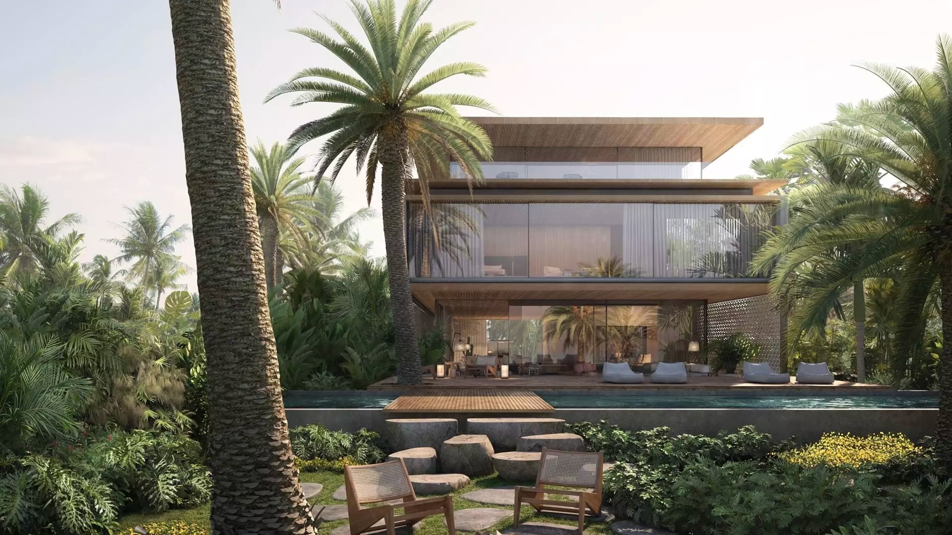 Impressie van Sea Mirror, villa's van Lamar Development in Jumeirah, Dubai