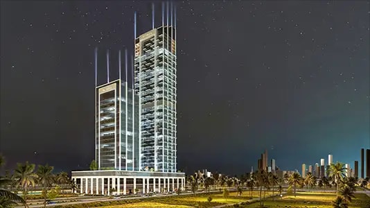 Impressie van Al Vista at Meydan Horizon, appartementen van Dubai Investments in Meydan, Dubai
