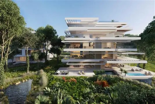 Impressie van Ashjar Apartments, woningen van Al Barari in Al Barari, Dubai
