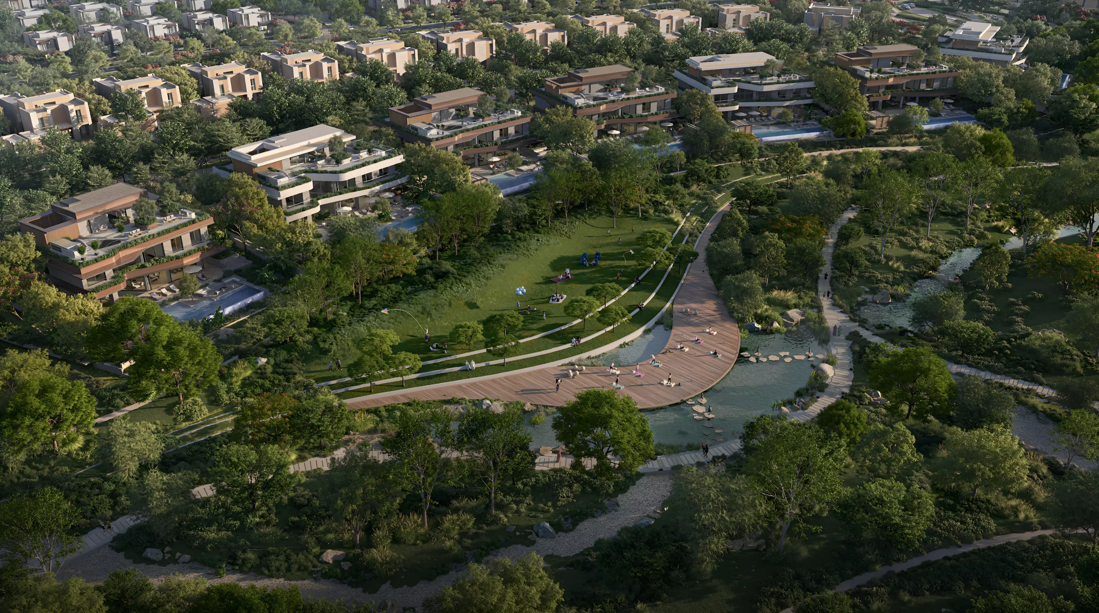 Impressie van Ravenna Residences, villa's van Aldar Properties in The Wilds by Aldar, Dubai