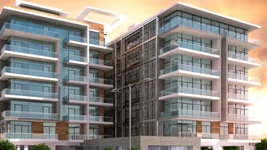 Impressie van Al Haseen Residence, woningen van City Properties in Dubai South (Dubai World Central), Dubai