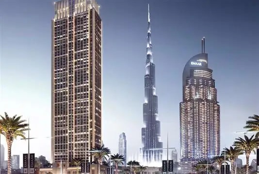 Impressie van Burj Royale, woningen van Emaar Properties in Downtown Dubai, Dubai