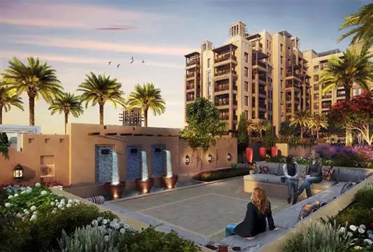 Impressie van Asayel Apartments at MJL, woningen van Dubai Holding in Jumeirah, Dubai