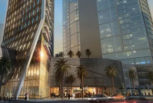 Impressie van Marquise Square, woningen van SRG in Downtown Dubai, Dubai