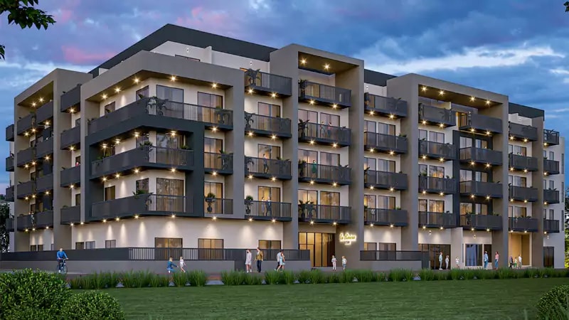 Impressie van La Riviera Azure, appartementen van Riviera Group in Jumeirah Village Circle, Dubai