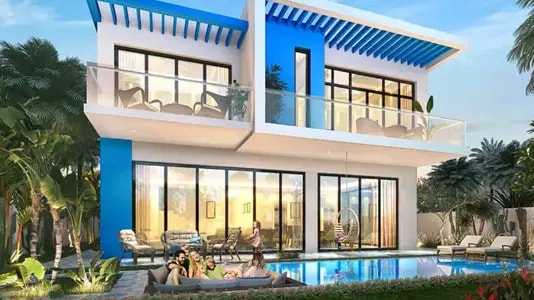 Impressie van Lagoons Villas, villa's van Damac Properties in Al Barsha, Dubai