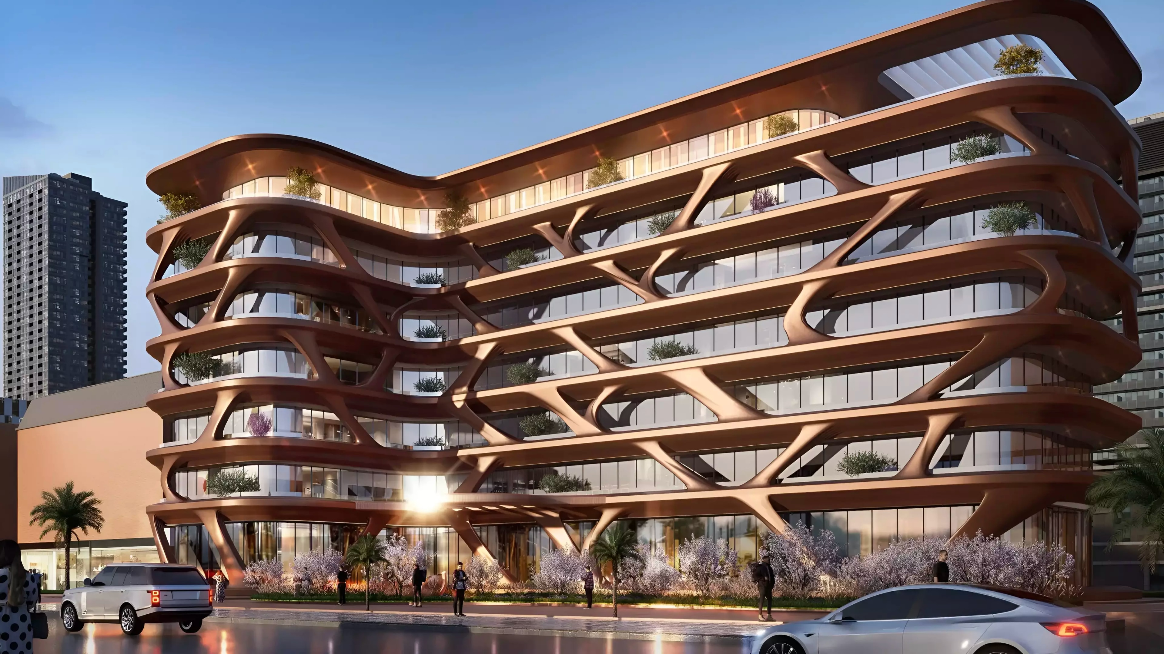 Impressie van Magnolia, appartementen van Palladium Development in Dubai Internet City, Dubai