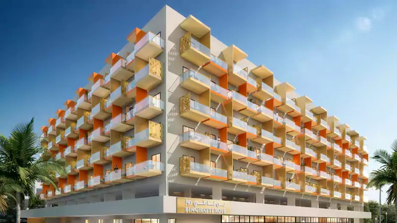Impressie van Binghatti Rose, appartementen van Binghatti Developers in Jumeirah Village Circle, Dubai
