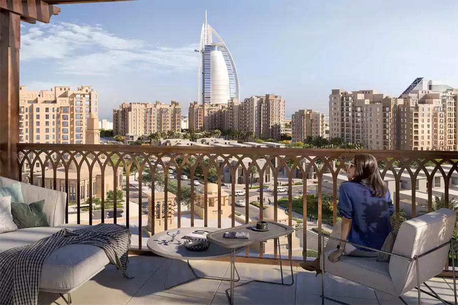Impressie van MJL Jadeel, appartementen van Meraas Holding in Jumeirah, Dubai