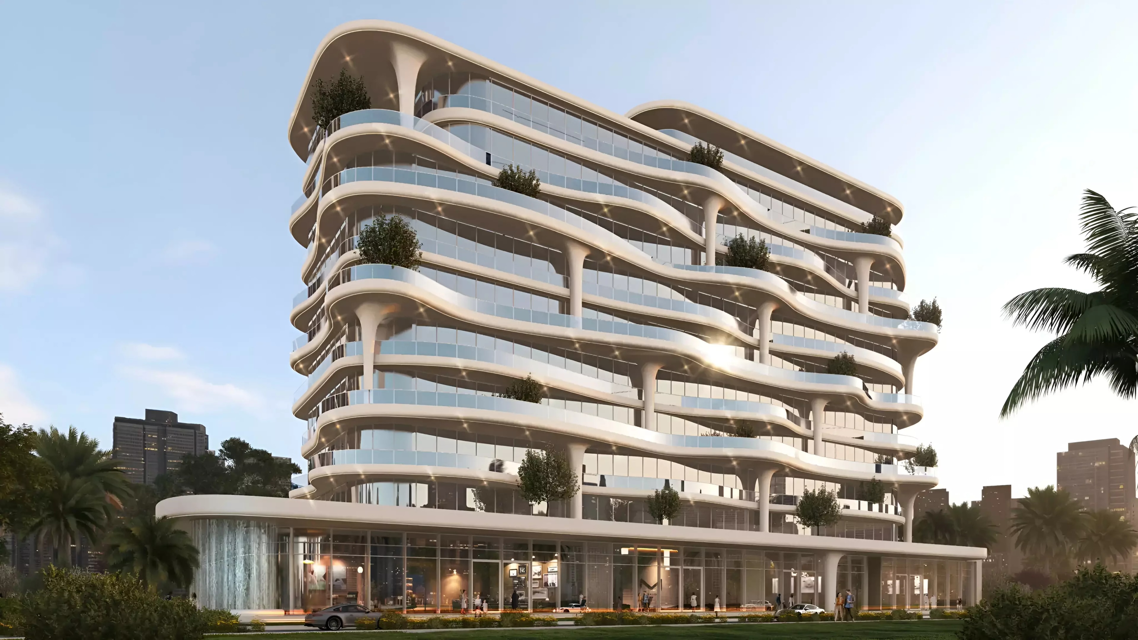 Impressie van Coralis Residences, woningen van Palladium Development in Meydan, Dubai