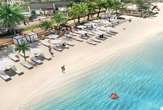 Impressie van Rosewater at Creek Beach, woningen van Emaar Properties in Dubai Creek Harbour (The Lagoons), Dubai