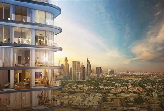 Impressie van RP Heights, woningen van RP Global Developers in Downtown Dubai, Dubai