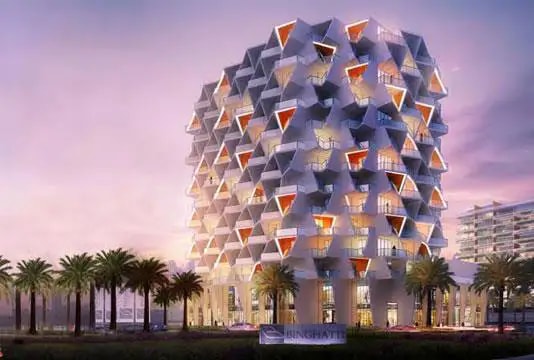 Impressie van Binghatti Point, appartementen van Binghatti Developers in Dubai Silicon Oasis, Dubai