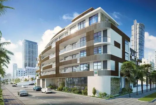 Impressie van Living Garden, woningen van Lootah Real Estate Development in Jumeirah Village Circle, Dubai