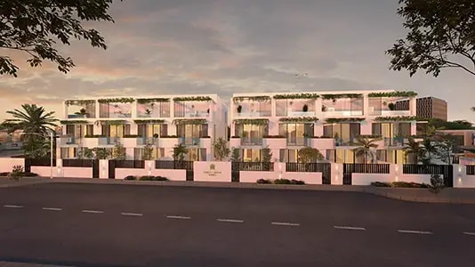 Impressie van Sunset Grove Homes at JVC, villa's van SNK Properties in Jumeirah Village Circle, Dubai