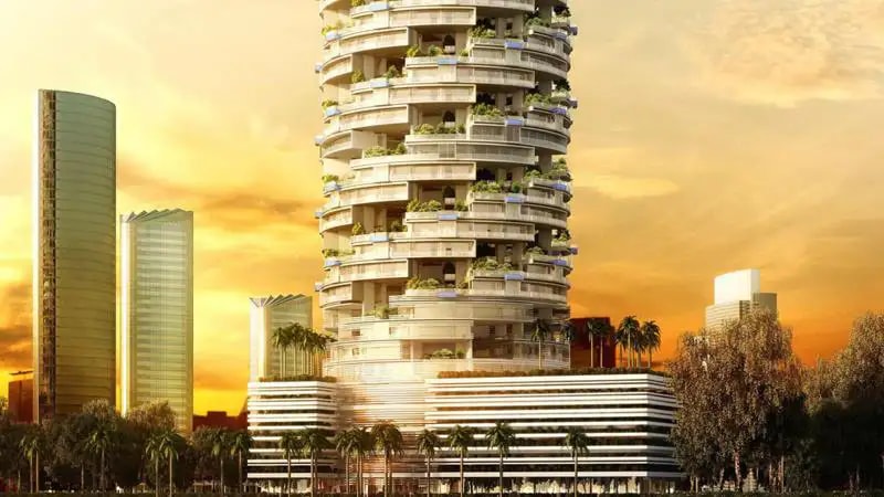 Impressie van Five Jumeirah Village, woningen van Five Holdings in Jumeirah Village Circle, Dubai