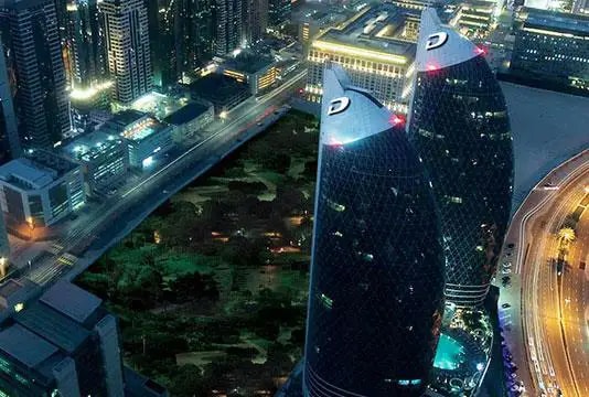 Impressie van Park Towers, appartementen van Damac Properties in DIFC, Dubai