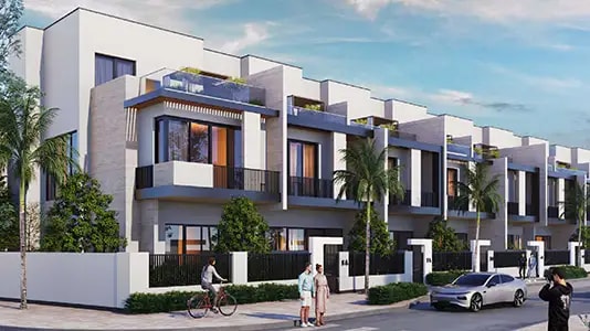 Impressie van Le Parc Homes 2 at JVC, townhouses van KBW Real Estate Development in Jumeirah Village Circle, Dubai