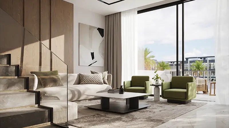 Impressie van Garden Arena at Arjan, woningen van Sol Arena Development in Arjan, Dubai