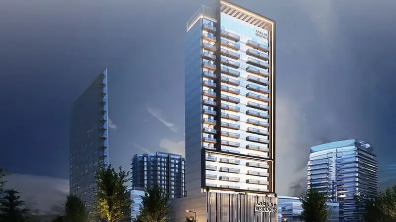 Impressie van Maas Azurline Residences JVC, woningen van MAAS Developers in Jumeirah Village Circle, Dubai