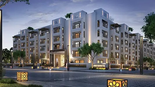 Impressie van The Haven Residences, appartementen van Metrical Real Estate Development in Jumeirah Village Circle, Dubai