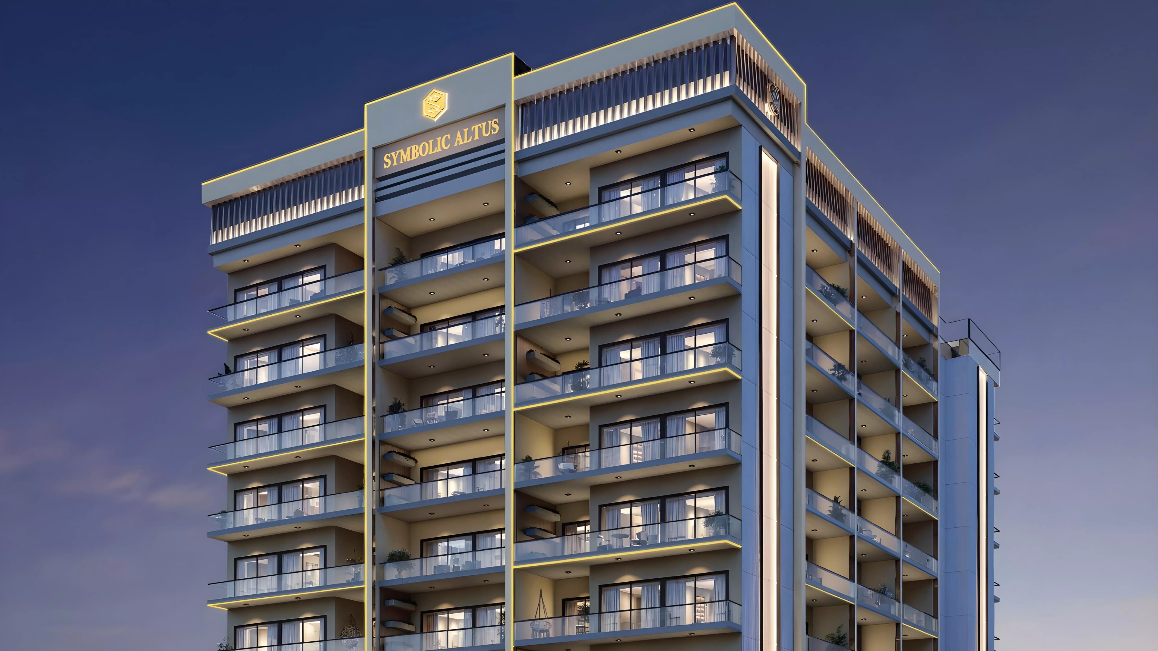 Impressie van Symbolic Altus, appartementen van Symbolic Developments in Liwan, Dubai