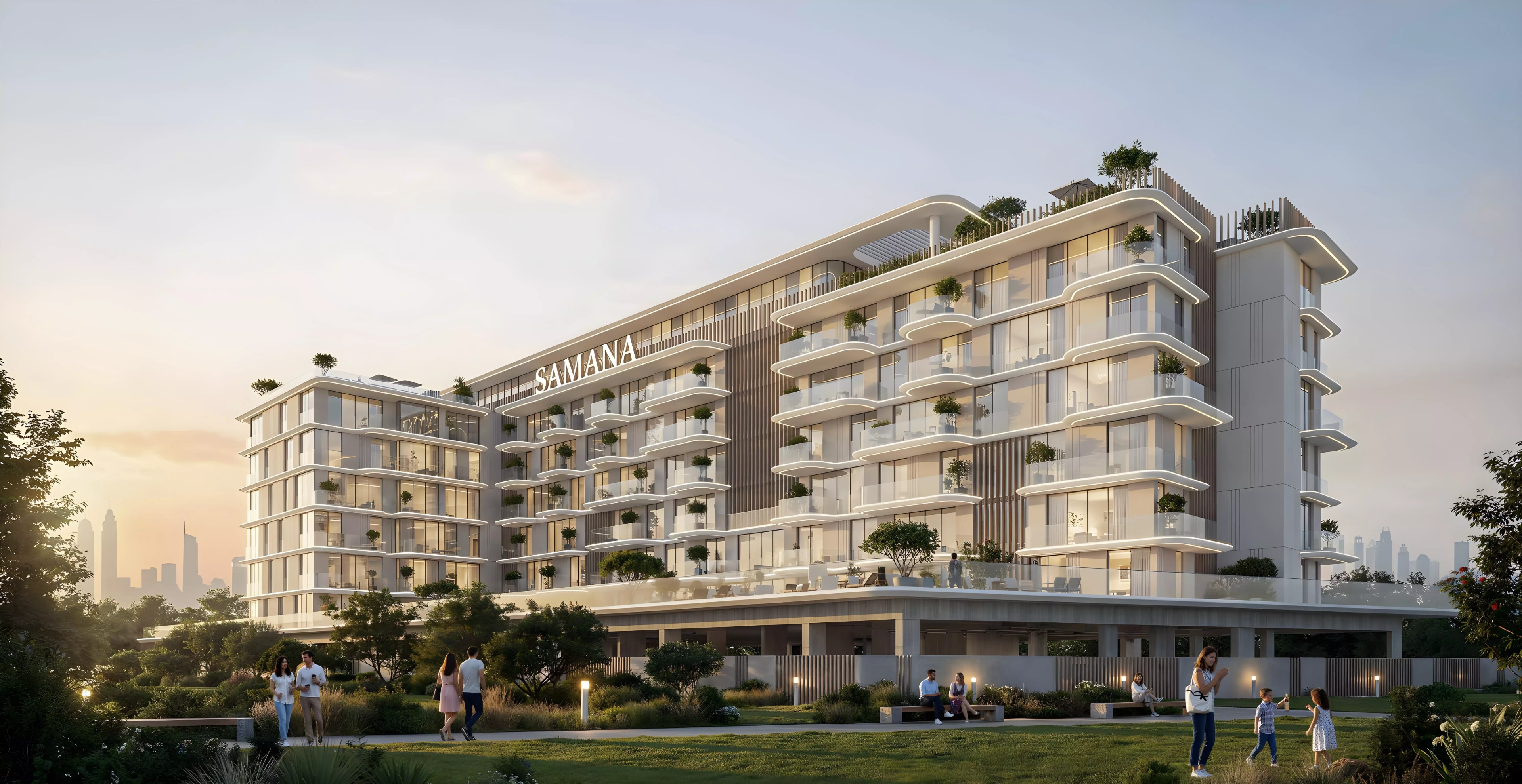 Impressie van Samana South Haven, appartementen van Samana Developers in Dubai Industrial City, Dubai