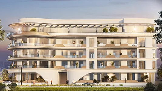 Impressie van Xenia Residence at JVC, appartementen van Nyx Properties in Jumeirah Village Circle, Dubai