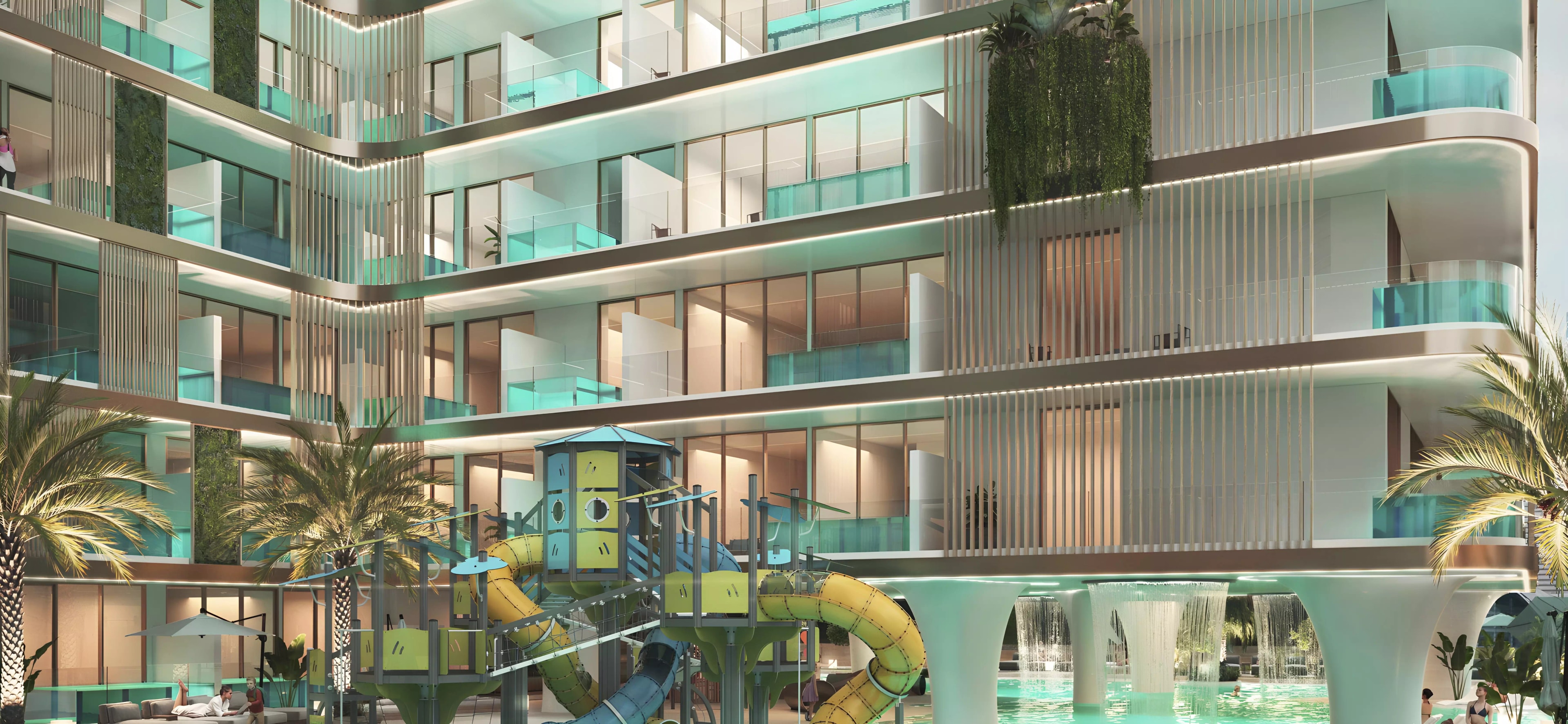Impressie van Peace Lagoons Phase 2 by Peace Homes Group, appartementen van Peace Homes Group in Dubai Land Residence Complex, Dubai