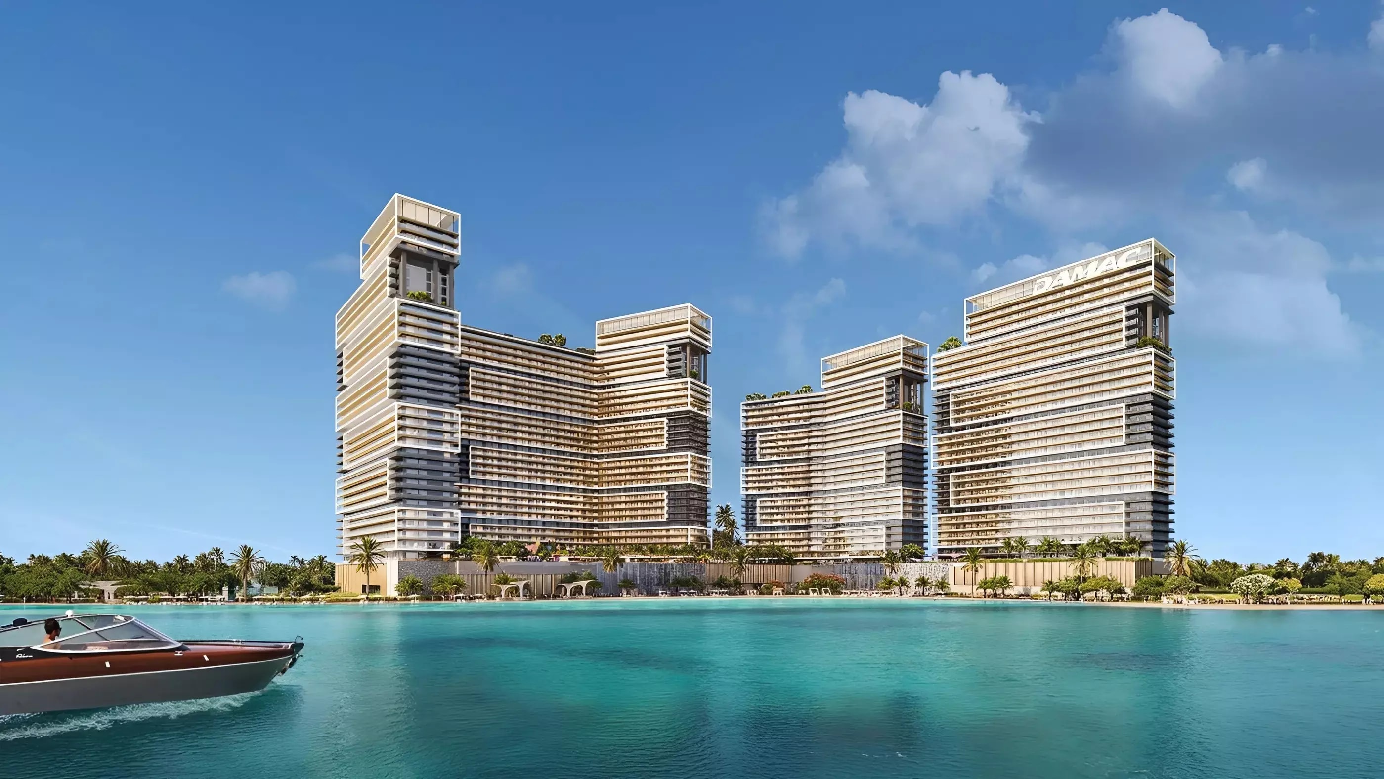 Impressie van Seacrest, appartementen van Damac Properties in Maritime City, Dubai