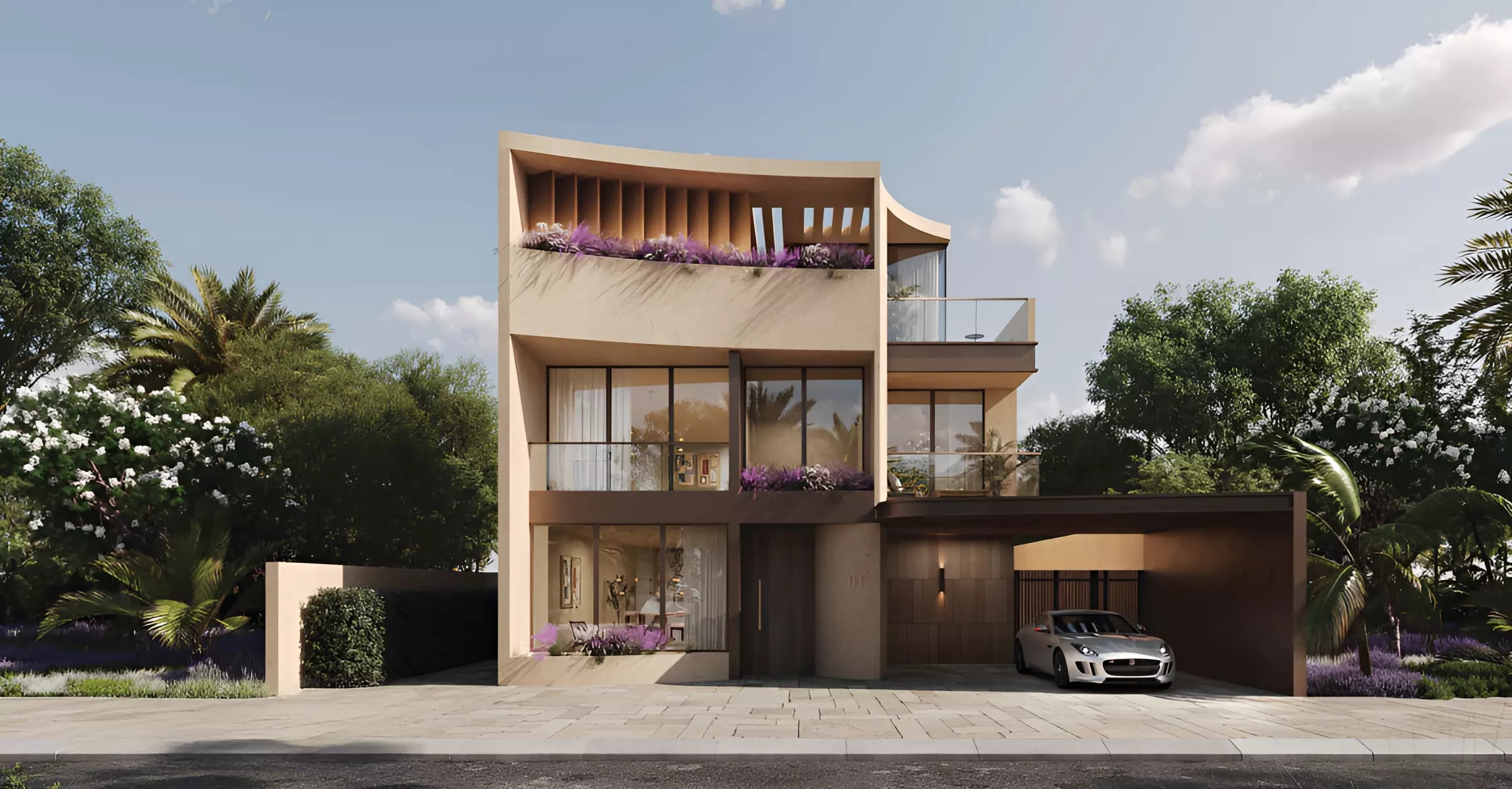 Impressie van Kensington Gardens, townhouses van LEOS International in International City Phase 2, Dubai