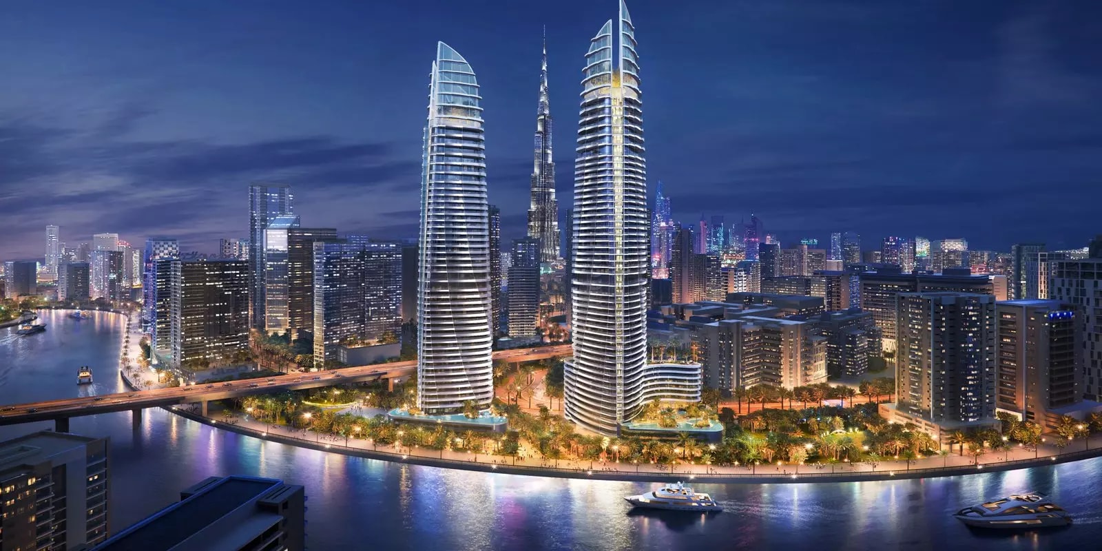 Impressie van Canal Heights 2, woningen van Damac Properties in Business Bay, Dubai