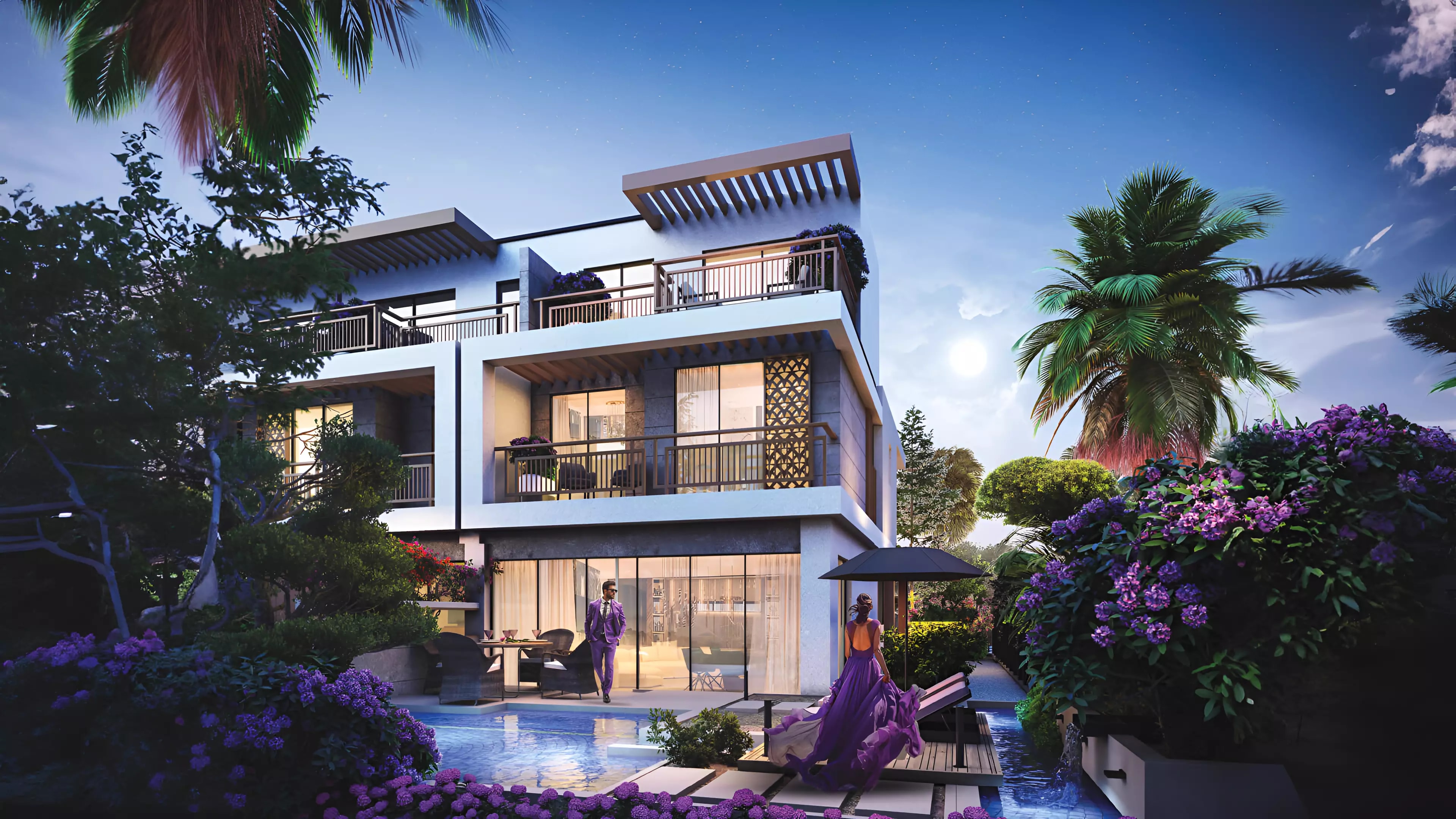 Impressie van Violet 4 Phase 2 By Damac Properties, townhouses van Damac Properties in Damac Hills 2, Dubai