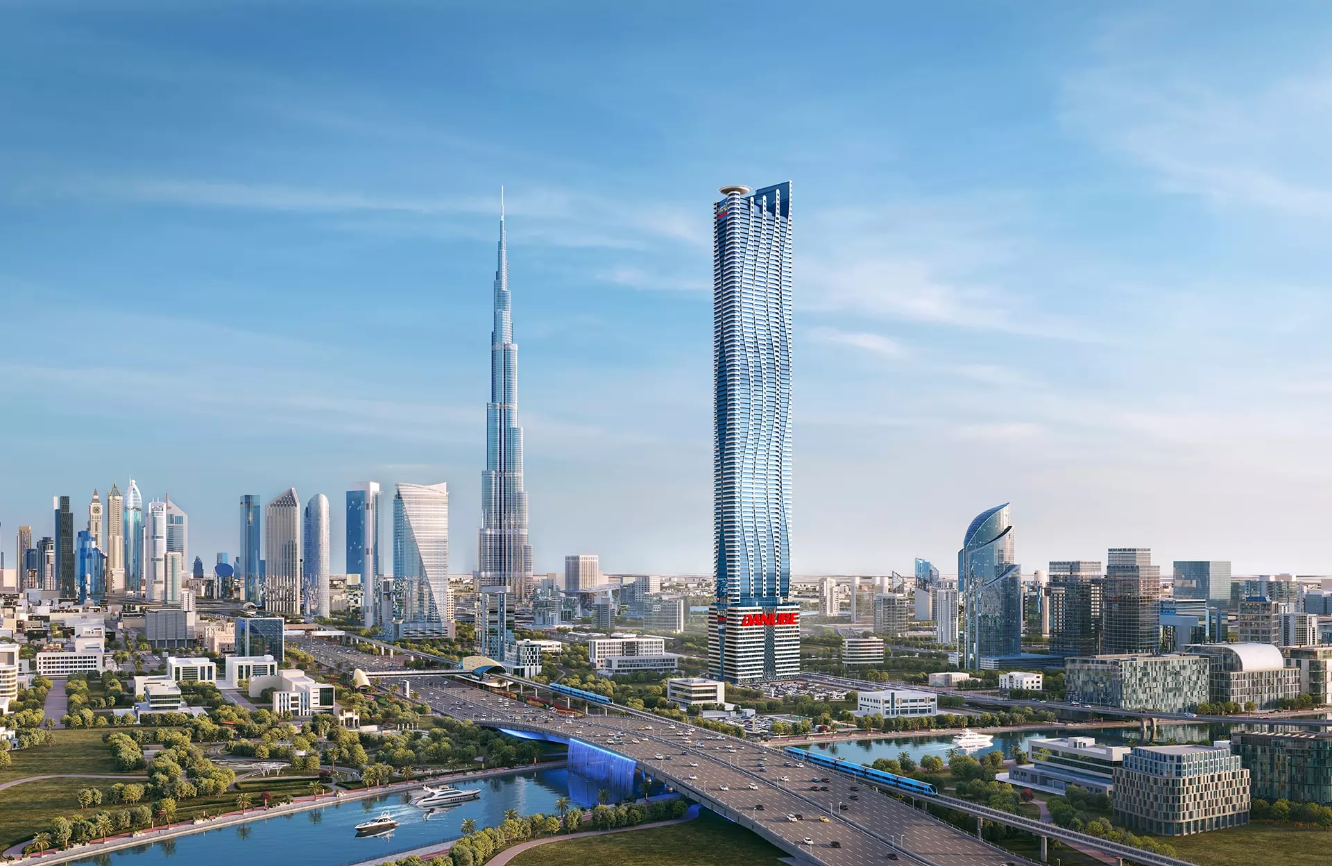 Impressie van Bayz 102, woningen van Danube Properties in Business Bay, Dubai