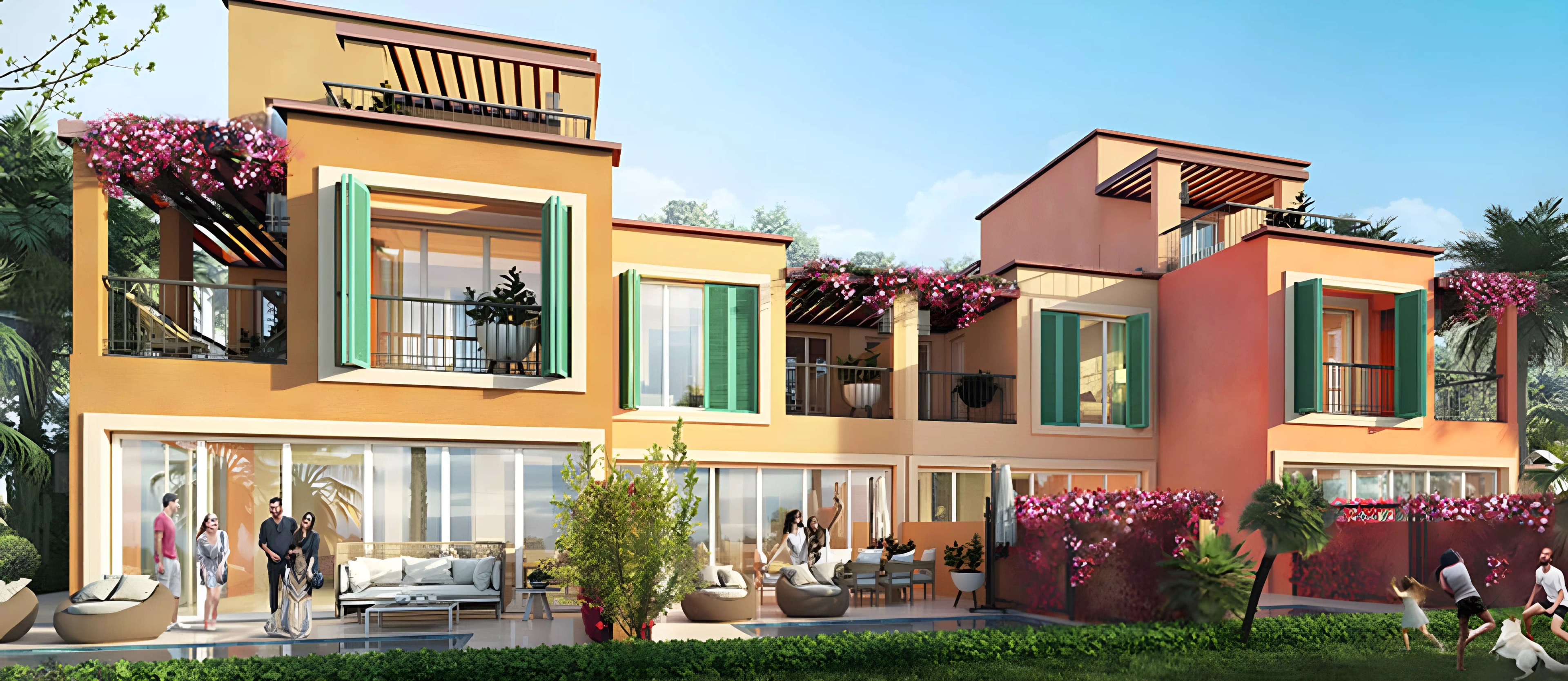 Impressie van Nice 3, woningen van Damac Properties in Damac Lagoons, Dubai