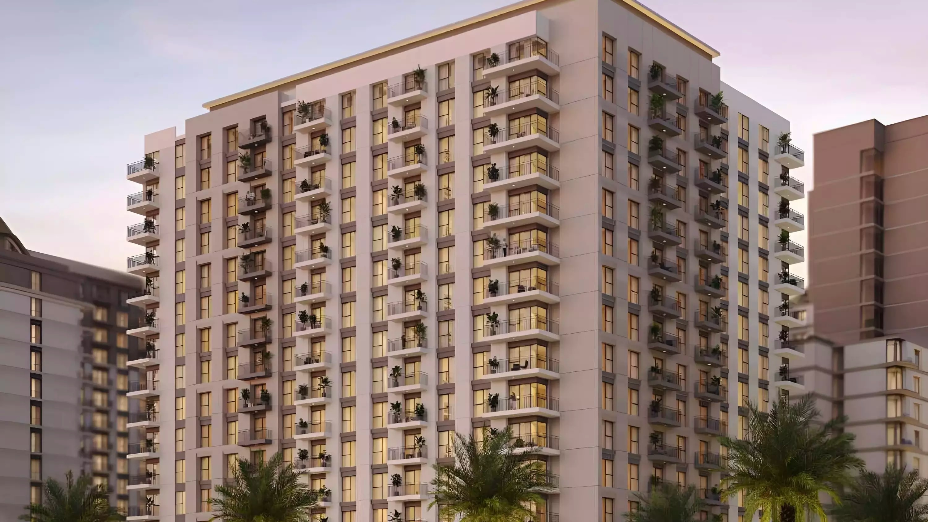 Impressie van Nshama Camden, woningen van Nshama in Town Square, Dubai
