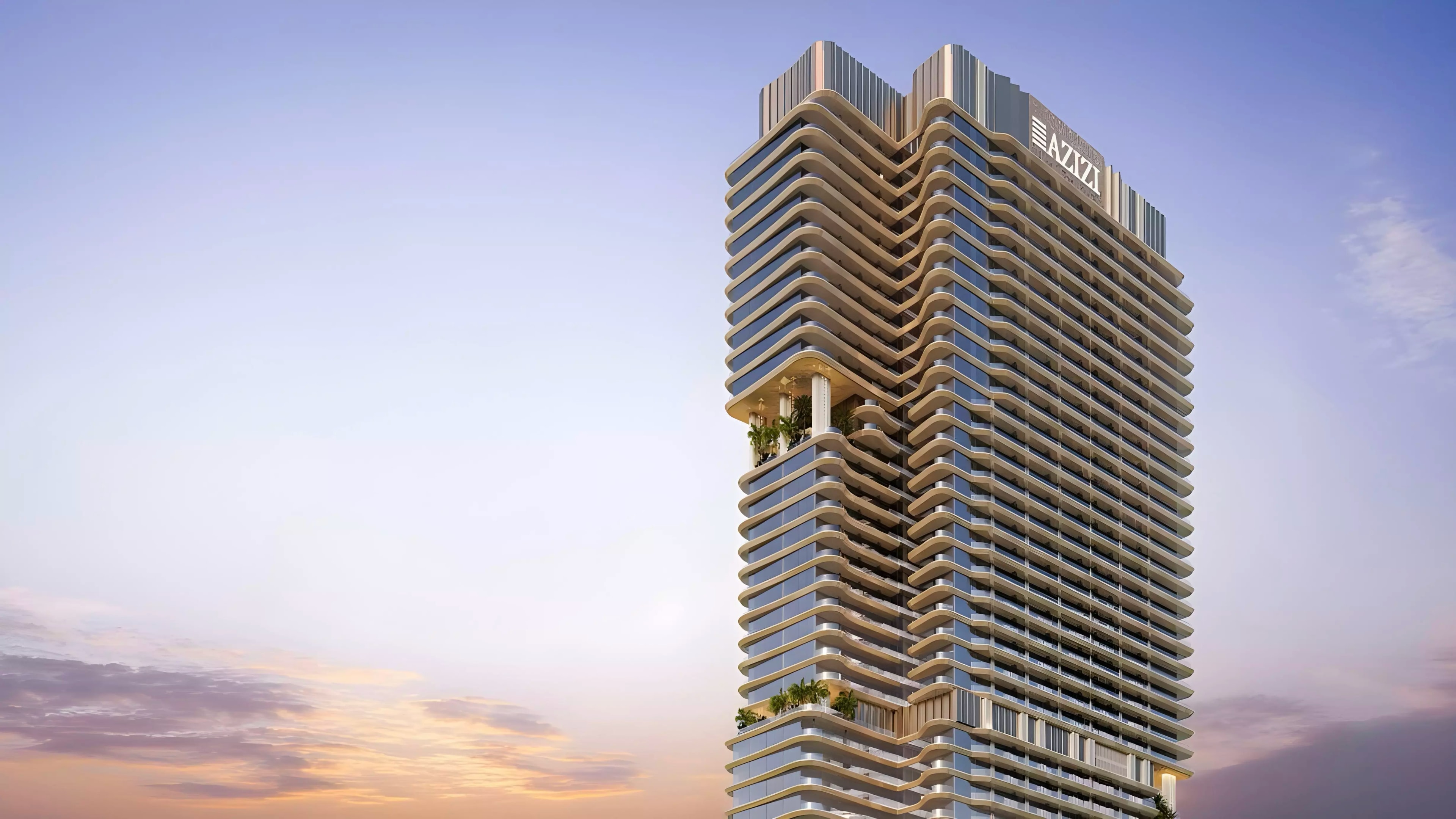 Impressie van Azizi Milan, woningen van Azizi Developments in City of Arabia, Dubai