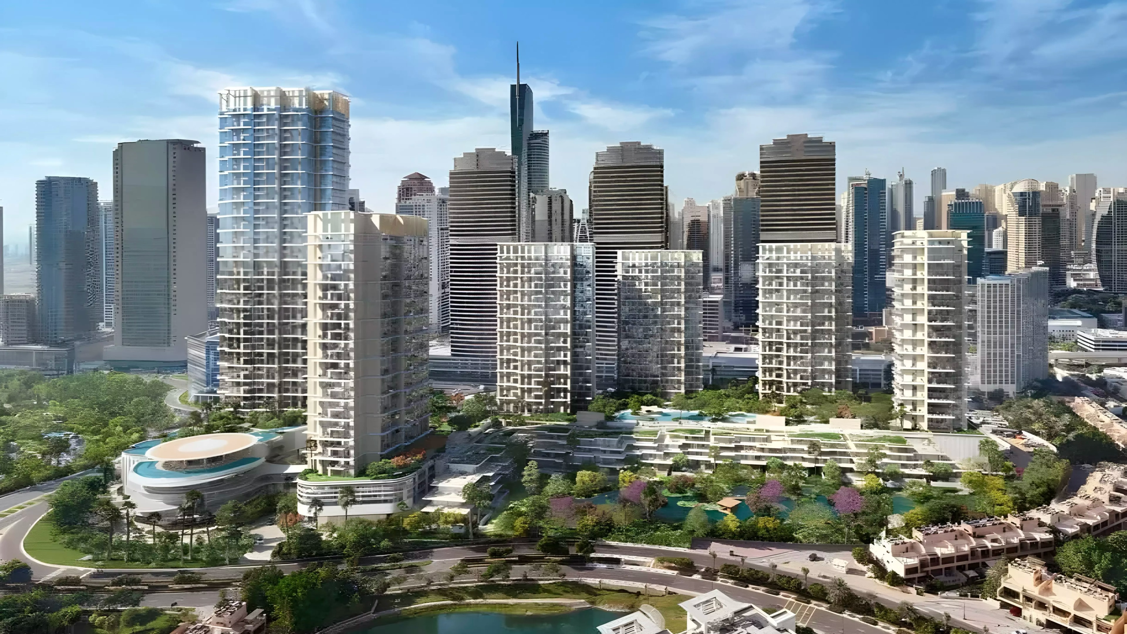 Impressie van East Residence 6 At Serenia District, woningen van Palma Development in Jumeirah Islands, Dubai
