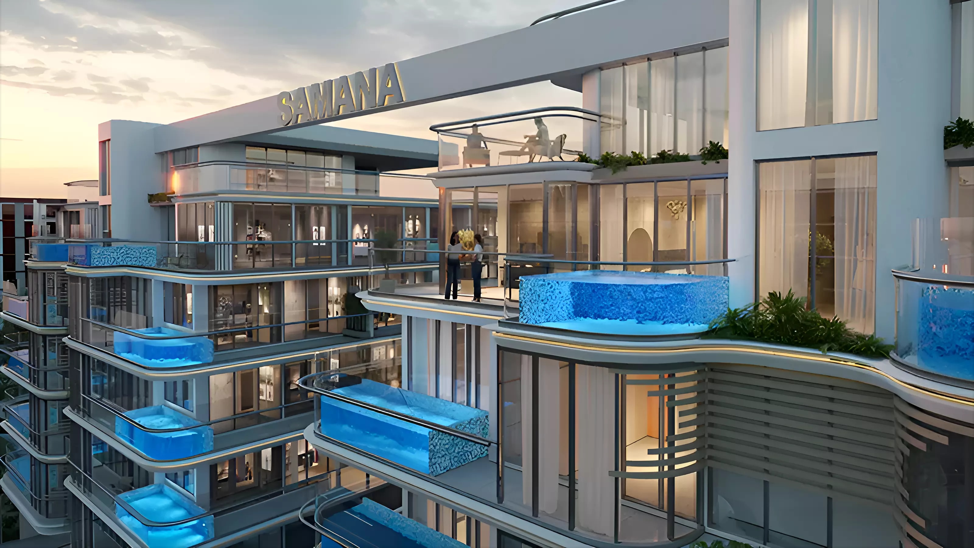 Impressie van Rome phase 2 By Samana, appartementen van Samana Developers in Mohammed Bin Rashid City, Dubai