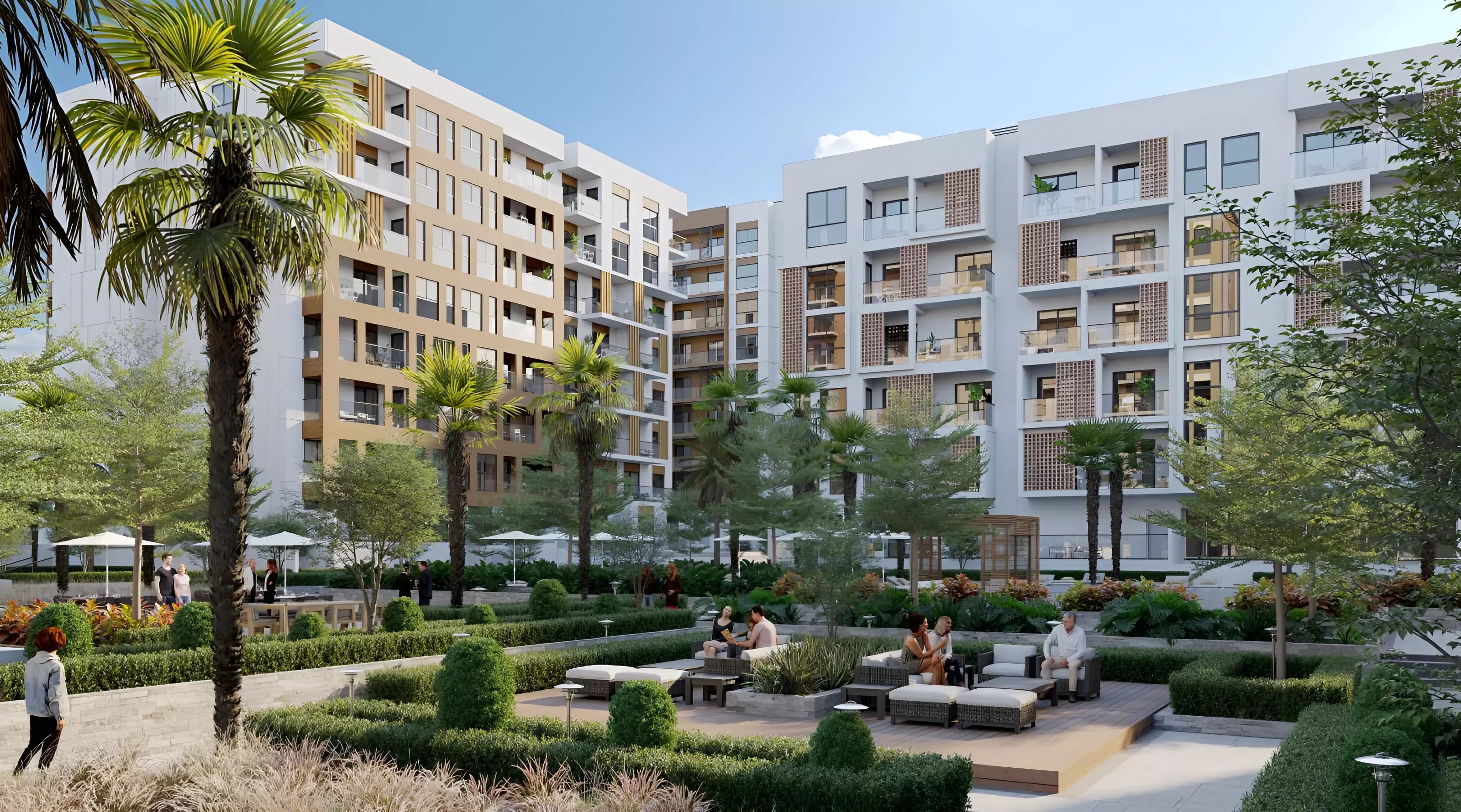 Impressie van Hillside Residences Phase 3 By Wasl, appartementen van Wasl Properties in Wasl Gate, Dubai