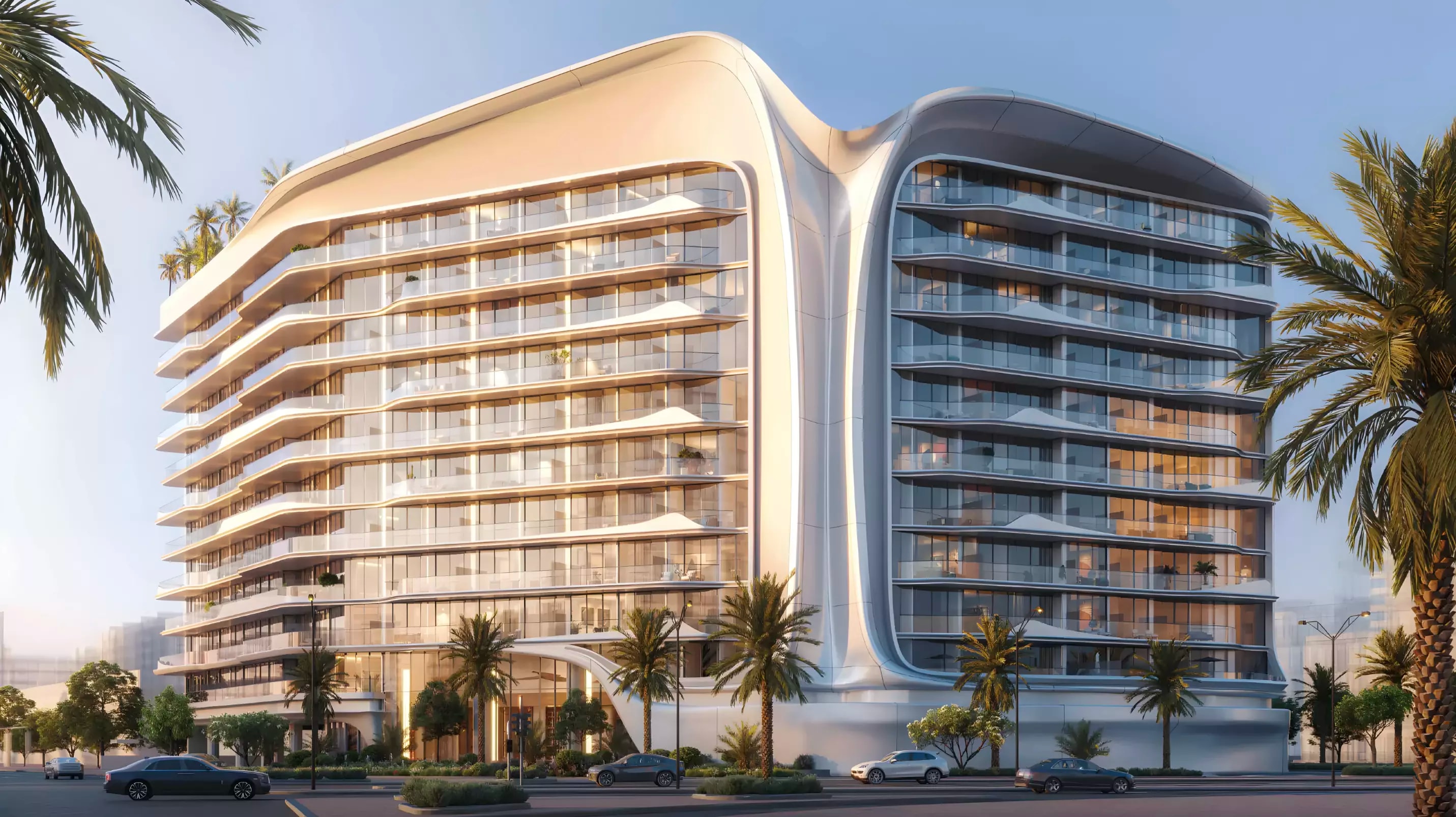 Impressie van Beverly Grande, appartementen van H M B Development in Motor City, Dubai