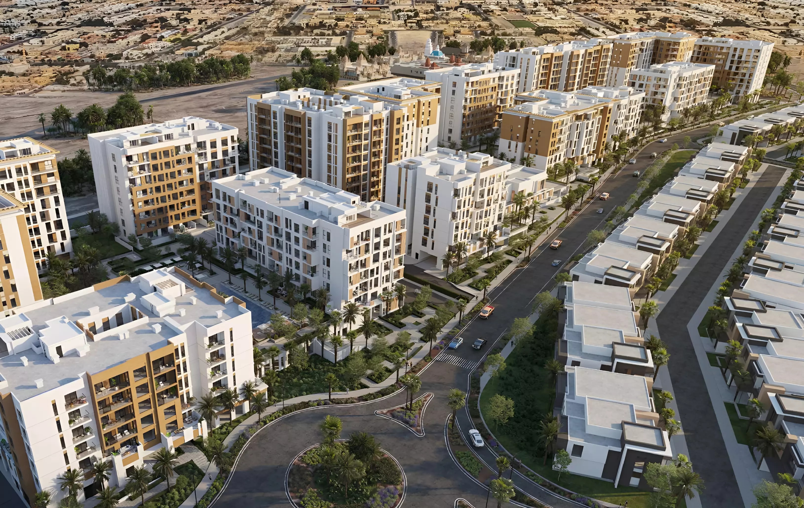 Impressie van Hillside Residences Phase 2 By Wasl, appartementen van Wasl Properties in Wasl Gate, Dubai