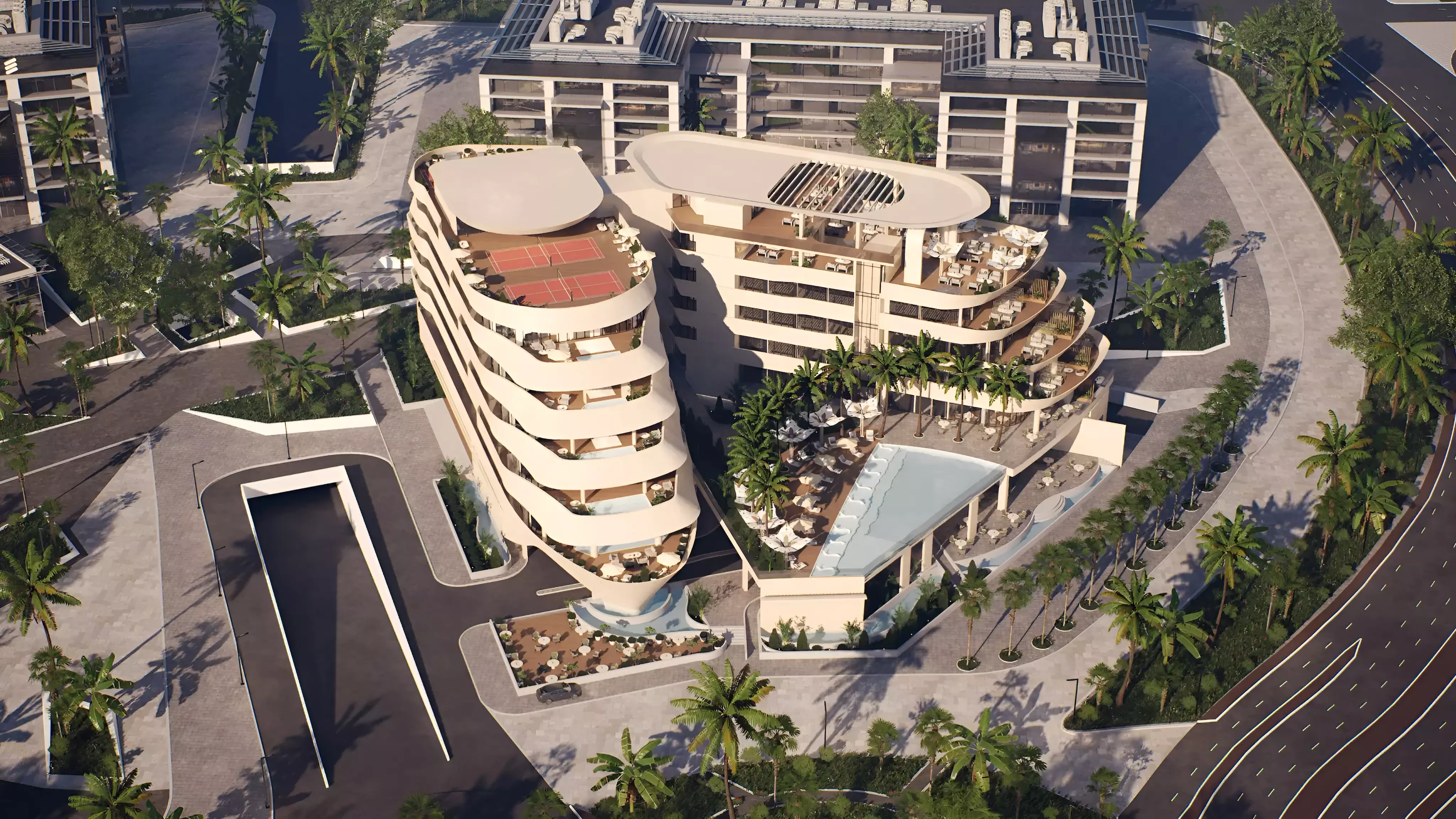 Impressie van The Royal Yacht, appartementen van Palladium Development in Dubai Internet City, Dubai