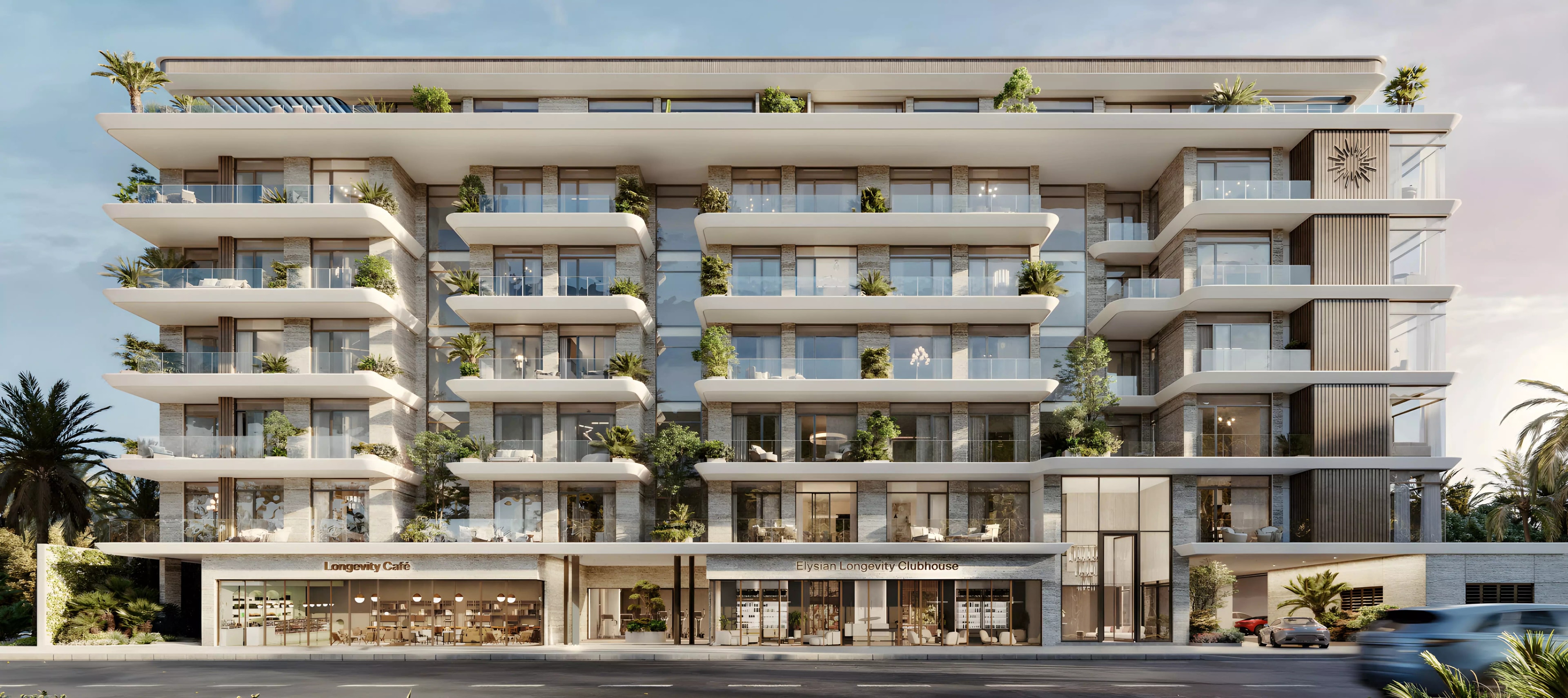 Impressie van Émerge Residences, appartementen van Elysian Development in Nad Al Sheba, Dubai