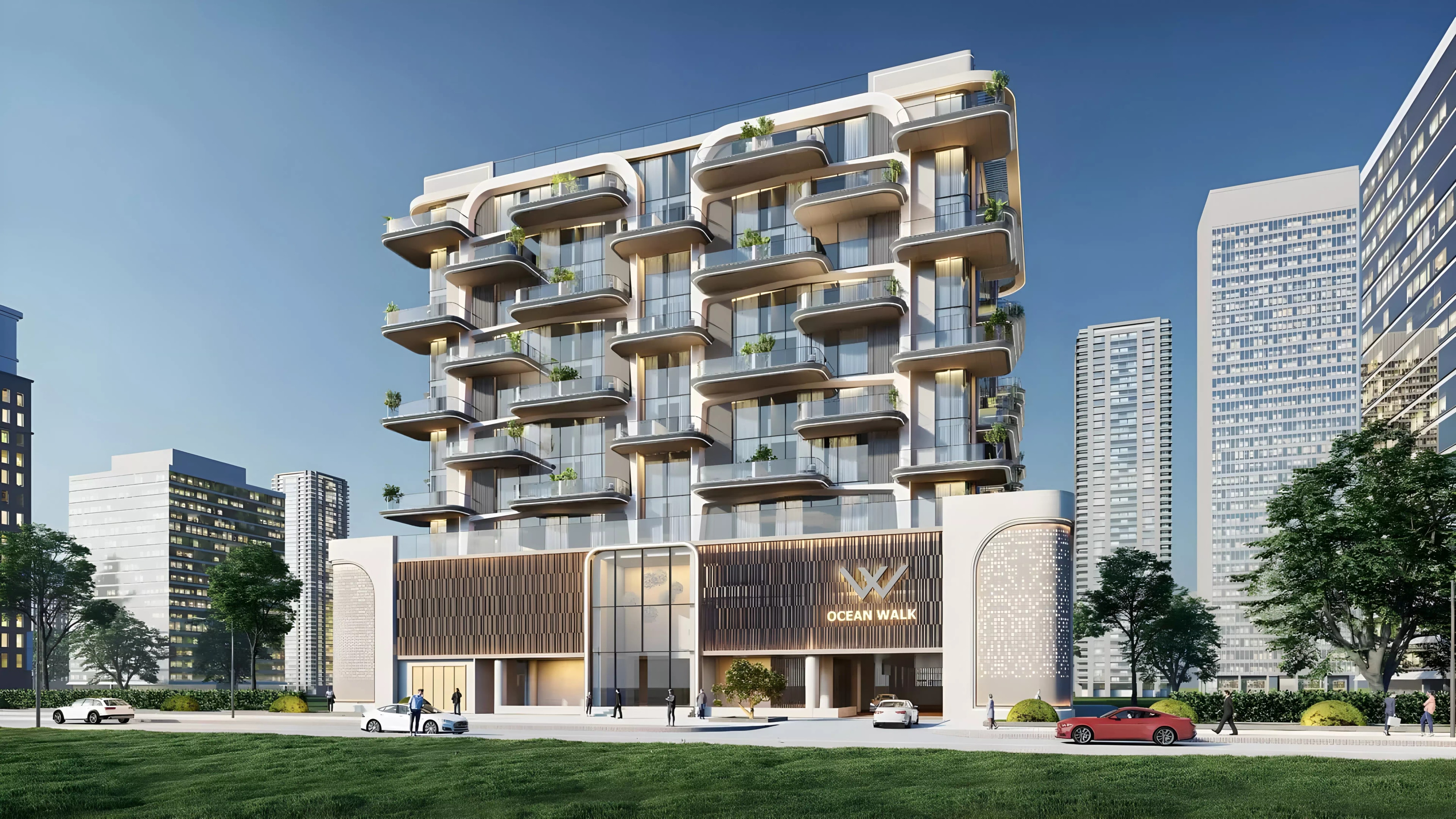 Impressie van Wellington Ocean Walk, appartementen van Wellington Developments in Dubai Islands, Dubai