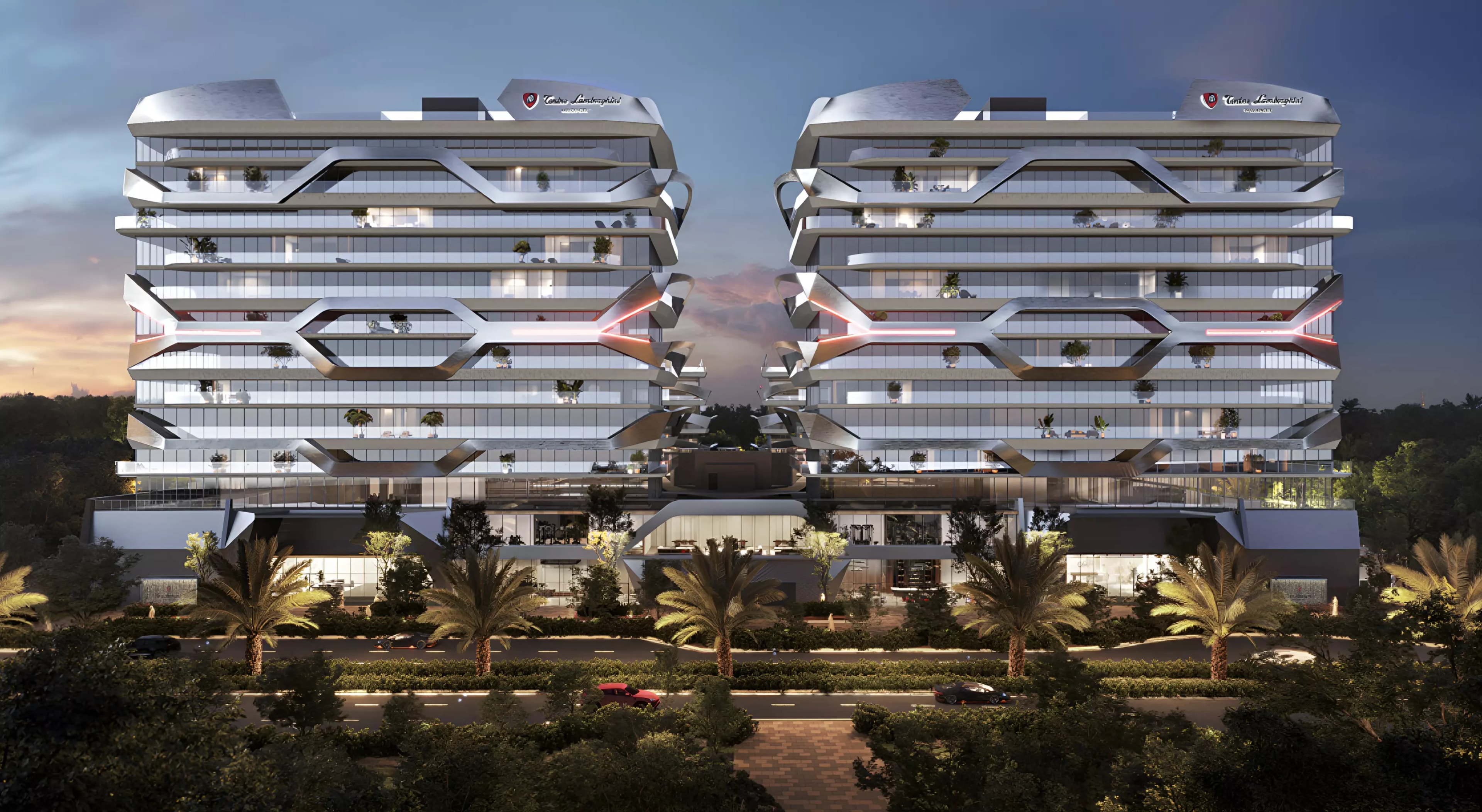 Impressie van Tonino Lamborghini Phase 2, appartementen van Gulf Land Property Developers in Nad Al Sheba, Dubai