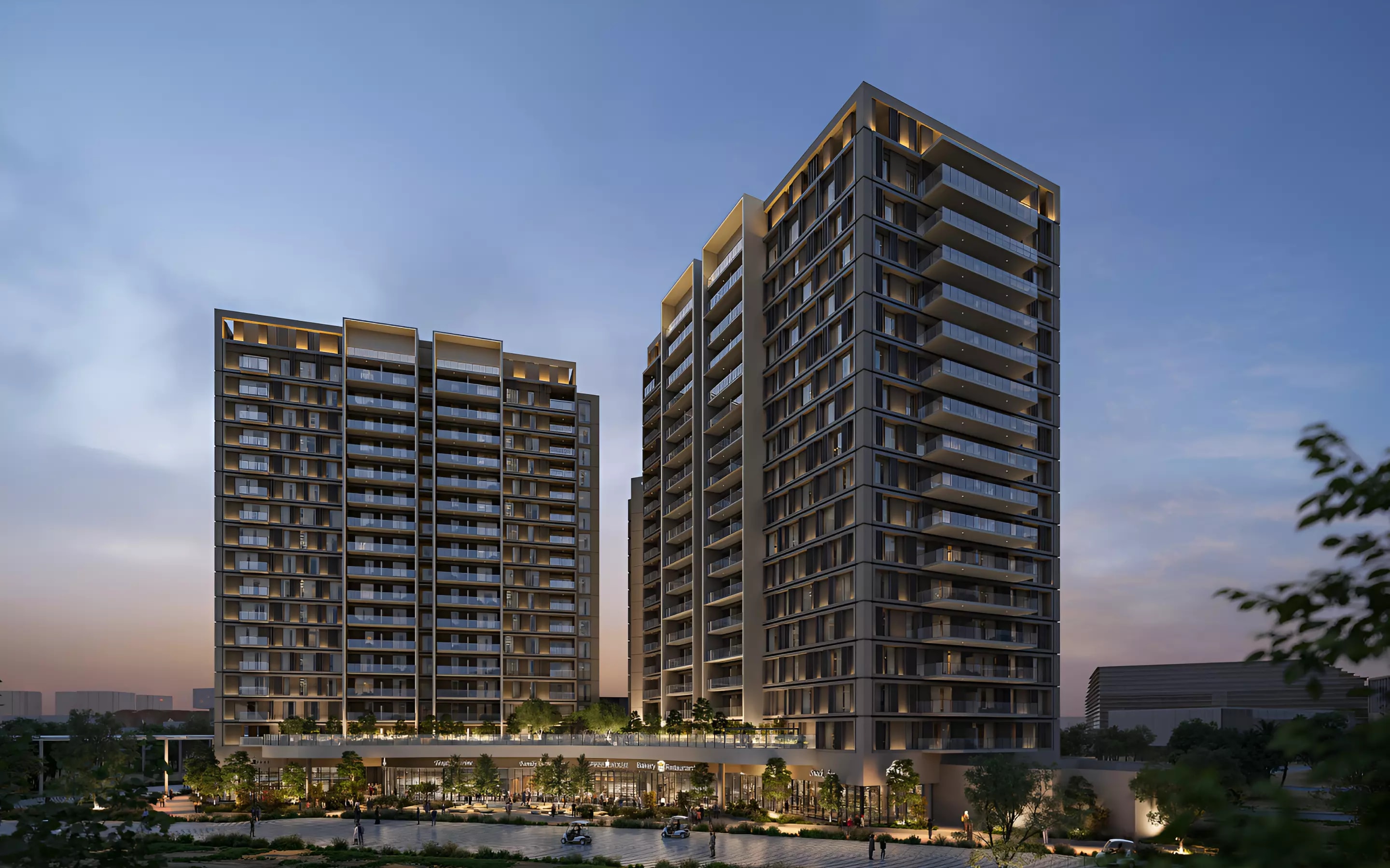 Impressie van Sidr Residences, woningen van Expo City Dubai in Expo City, Dubai