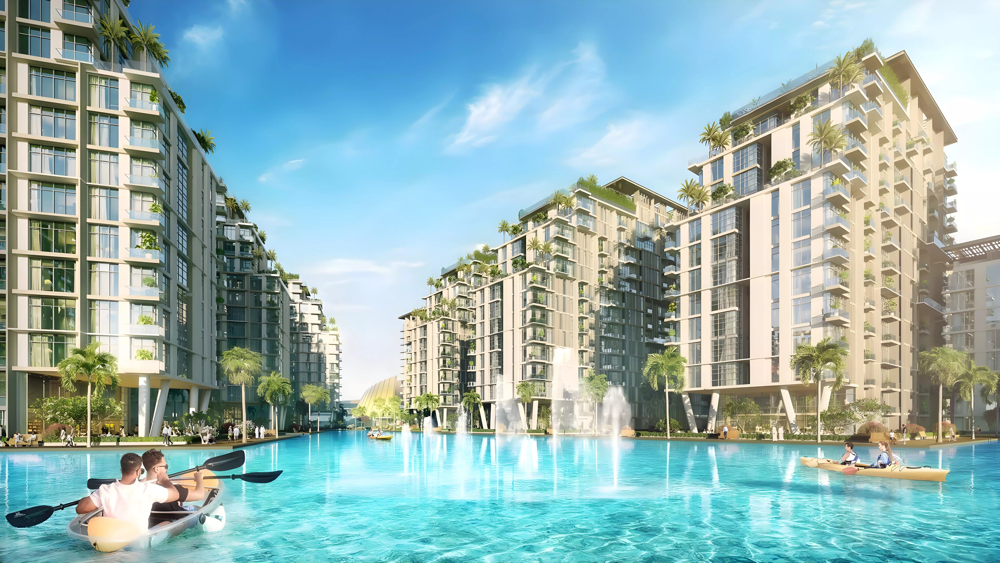 Impressie van Azizi Venice 15, appartementen van Azizi Developments in Dubai South (Dubai World Central), Dubai