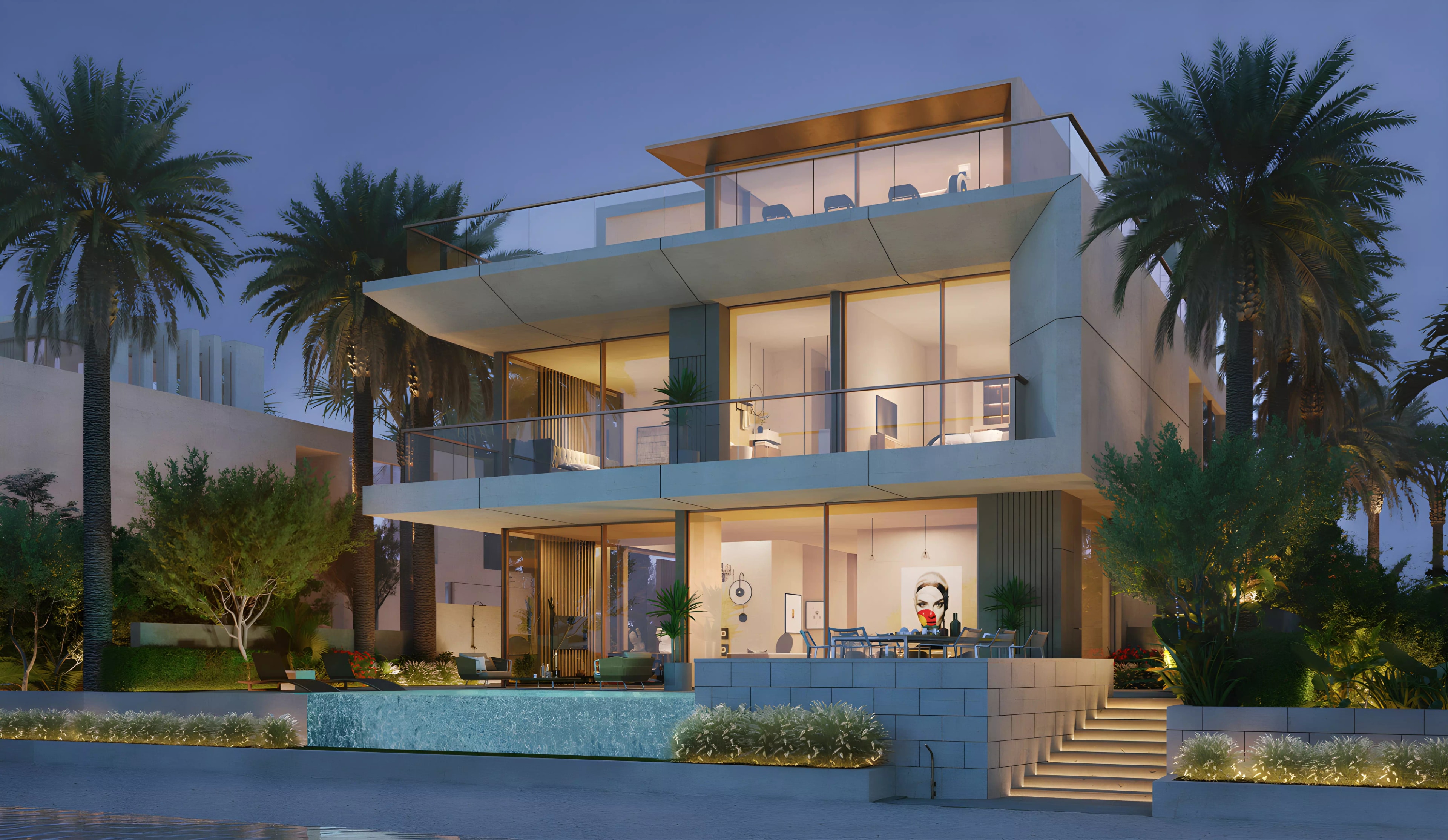 Impressie van Crystal Springs Villa, villa's van Nakheel in Palm Jebel Ali, Dubai