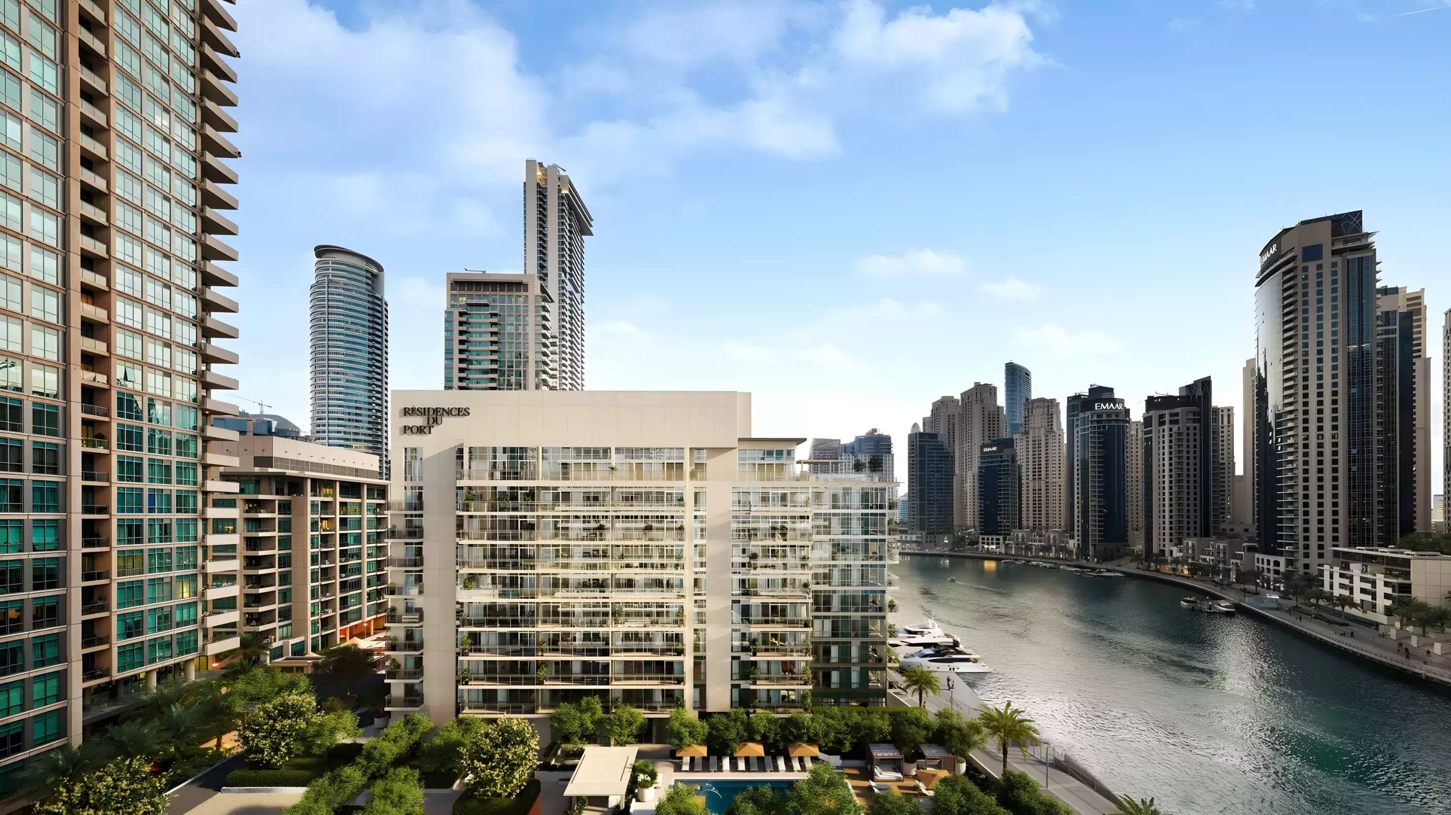 Impressie van Residences Du Port Autograph Collection, woningen van The Devmark Group in Dubai Marina, Dubai